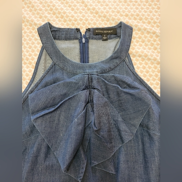 Banana Republic Size 2 Denim Dress - Picture 7 of 7